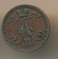 1 пенни 1869 года  Для Финляндии