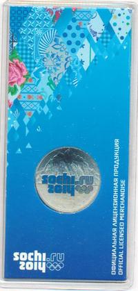 25 рублей 2011 года  Олимпиада в Сочи sochi.ru 2014 Эмблема Горы