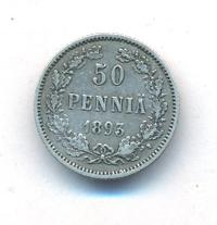 50 пенни 1893 года L Для Финляндии