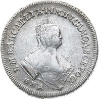 Полуполтинник 1744 года ММД