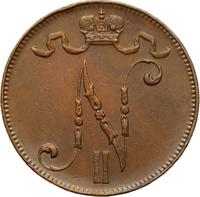 5 пенни 1910 года  Для Финляндии
