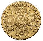 10 рублей 1769 года СПБ