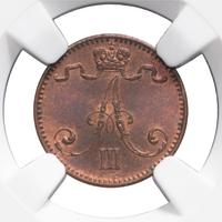 1 пенни 1882 года  Для Финляндии