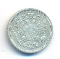 50 пенни 1889 года L Для Финляндии