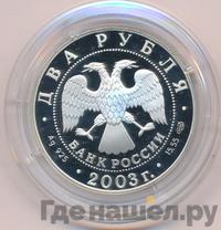 2 рубля 2003 года СПМД