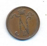 1 пенни 1905 года  Для Финляндии