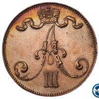 5 пенни 1892 года  Для Финляндии