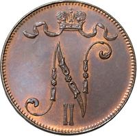 5 пенни 1897 года  Для Финляндии