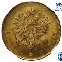 10 марок 1882 года S Для Финляндии