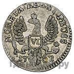 6 грошей 1762 года  Для Пруссии