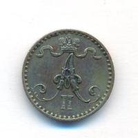 1 пенни 1867 года  Для Финляндии