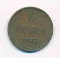 5 пенни 1873 года  Для Финляндии
