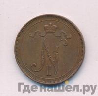 10 пенни 1908 года  Для Финляндии