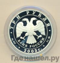 3 рубля 2003 года ММД