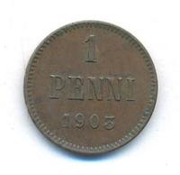 1 пенни 1903 года  Для Финляндии