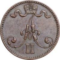 5 пенни 1867 года  Для Финляндии