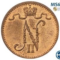 1 пенни 1916 года  Для Финляндии