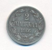 2 марки 1866 года S Для Финляндии