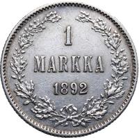 1 марка 1892 года L Для Финляндии