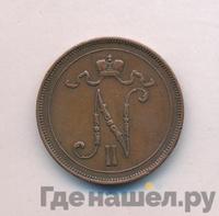 10 пенни 1909 года  Для Финляндии