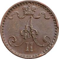 1 пенни 1865 года  Для Финляндии