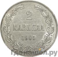 2 марки 1905 года L Для Финляндии