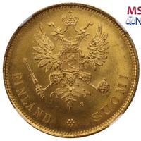 10 марок 1878 года S Для Финляндии