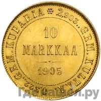 10 марок 1905 года L Для Финляндии