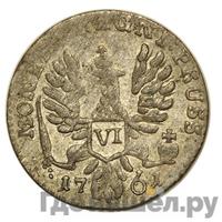 6 грошей 1761 года