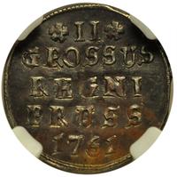 2 гроша 1761 года  Для Пруссии