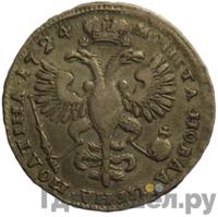 Полтина 1724 года