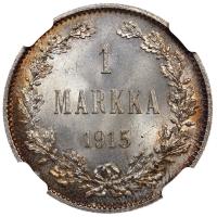 1 марка 1915 года S Для Финляндии