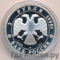 3 рубля 1996 года ЛМД