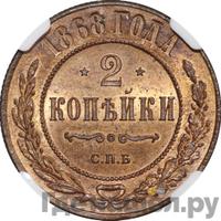 2 копейки 1868 года