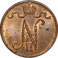 1 пенни 1912 года  Для Финляндии