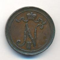 10 пенни 1910 года  Для Финляндии