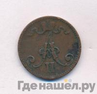5 пенни 1865 года  Для Финляндии