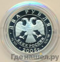 2 рубля 2005 года СПМД
