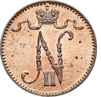 1 пенни 1901 года  Для Финляндии