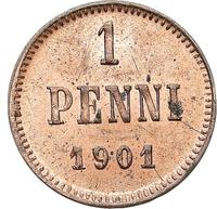 1 пенни 1901 года  Для Финляндии
