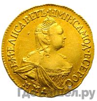 2 рубля 1758 года ММД Для дворцового обихода