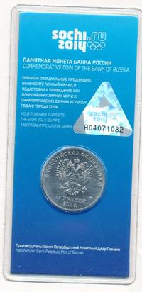 25 рублей 2011 года  Олимпиада в Сочи sochi.ru 2014 Эмблема Горы