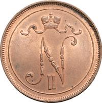 10 пенни 1910 года  Для Финляндии