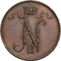 1 пенни 1898 года  Для Финляндии