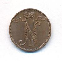 1 пенни 1908 года  Для Финляндии