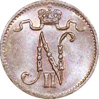 1 пенни 1916 года  Для Финляндии