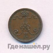 1 пенни 1874 года  Для Финляндии