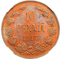10 пенни 1917 года