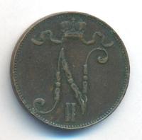5 пенни 1899 года  Для Финляндии
