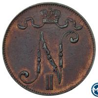 5 пенни 1907 года  Для Финляндии